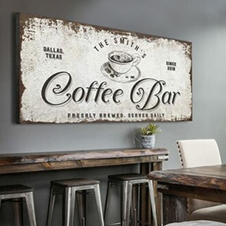 Custom Coffee Bar Sign