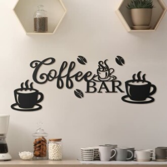 Ferraycle Coffee Bar Rustic Metal Sign