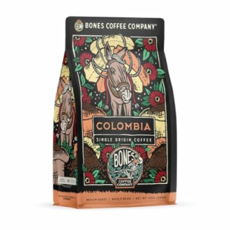 Bones Coffee Company Colombia Single-Origin Whole Coffee Beans