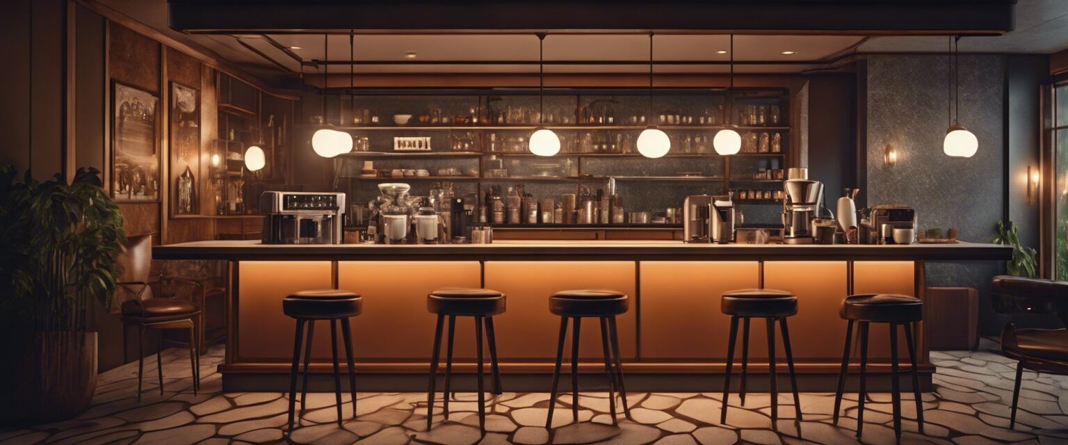 Mid-Century Modern Coffee Bar Lighting