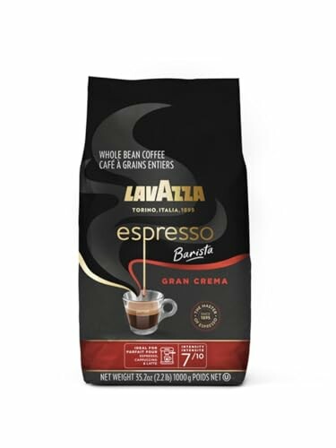 Lavazza Espresso Barista Gran Crema whole bean coffee package