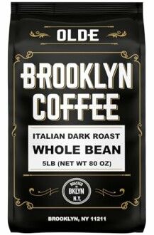 BROOKLYN COFFEE Whole Bean, Italian Dark Roast