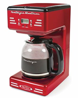 Nostalgia Retro 12-Cup Programmable Coffee Maker